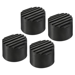 Unique Bargains Non Slip Round Rubber Ladder Accessories Protective Pads 4 Pcs - 1 of 3