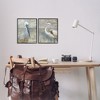 Stupell Industries Sea Birds Abstract Beach 2pc Framed Giclee Art Set, Black, 11" x 14" - 2 of 4