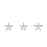 Northlight 20ct Star LED Micro Fairy Christmas Lights Warm White - 6' Copper Wire