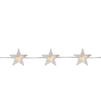 Northlight 20ct Star LED Micro Fairy Christmas Lights Warm White - 6' Copper Wire