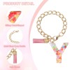 Unique Bargains Epoxy Resin Colorful Glittery Tassel Sports Water Bottle Accessories Letter Charm 1 Pc - 3 of 4