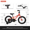 VASIP Kids' Bike with 18-Inch Wheels – Boys & Girls Bicycle for Ages 3-5 Years, Includes Removable Training Wheels & Dual Brakes - 3 of 4