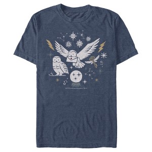 Men's Harry Potter Hedwig Winter Owl T-Shirt - 1 of 4