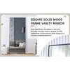 Vynxaria Fourth Generation Solid Wood Frame Full-Length Mirror - 3 of 4