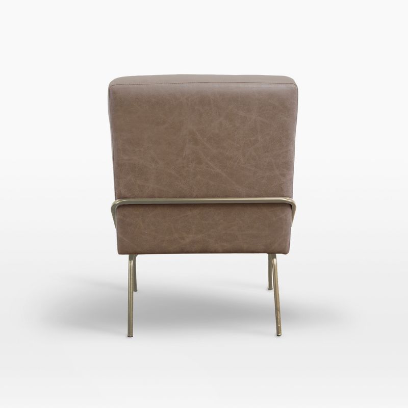 eLuxury Upholstered Tufted Accent Chair, 4 of 12