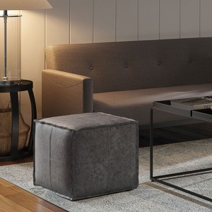 PAGED Chic Pouf Ottoman, Multifunctional Footstool for Living Room and Bedroom, Simple and Stylish Design - 1 of 4