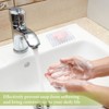 Aoibox 2-Pack Plastic Soap Holder with Self-Draining Design, Soap Tray and Saver for Bathroom, Toilet, Shower, Kitchen, and Restaurant Counter (Clear) - 4 of 4