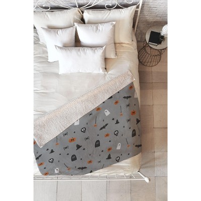 Hello Twiggs Happy Halloween Fleece Throw Blanket - Deny Designs
