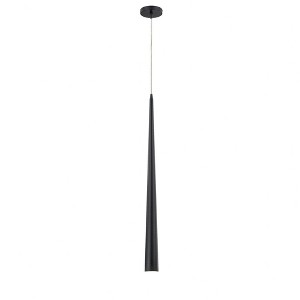 Eurofase Lighting Sliver 1 - Light Pendant in  Black - 1 of 2