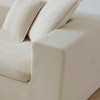 149" Velvet Oversized L-Shaped Cloud Modular Sectional Sofa with Deep Seat, No Assembly Required - 3 of 4