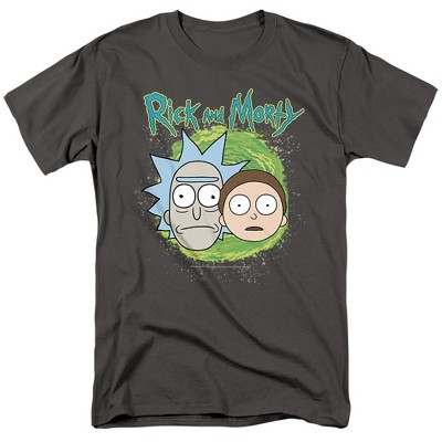 Men's Rick And Morty Floating Heads T-Shirt