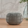 NicBex Bean Bag Chair for Adults Woven Bean Bag Chair Comfy Floor Chair with Memory Foam Filler for Living Room, Bedroom - 2 of 4