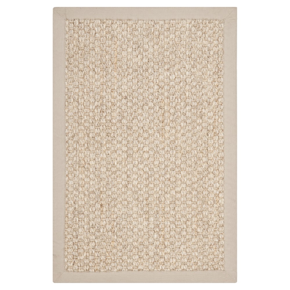 3'x5' Carson Natural Fiber Accent Rug Light Gray - Safavieh
