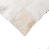 HomeRoots 18" Off White Geometric Cowhide Throw Pillow - 4 of 4