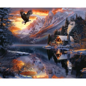 Sunsout Winter Peace 1000 pc Jigsaw Puzzle 77108 - 1 of 4