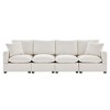 YOOCOZZ Chenille Sectional Sofa with Pure Foam Cushions and 2 Pillows, Free Combination - 2 of 4