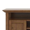 54" Solid Wood Transitional TV Media Stand with Two Side Doors, Adjustable Shelves and Cord Management for Living Room and Bedroom - 2 of 4