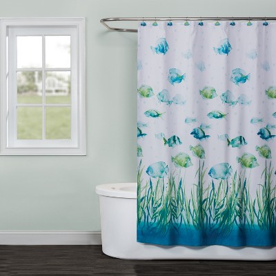 Atlantis Shower Curtain Multi - Colored - Saturday Knight Ltd.