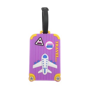 Unique Bargains Plane Luggage Tag 1 Pc - 1 of 4
