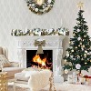 6 ft Pre-Lit Christmas Garland, Battery Operated Lighted Xmas Garland - 2 of 4