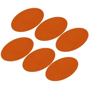 Unique Bargains Oval Iron-on Washable Clothes Hole Repairing Denim Patches 6 Pcs - 1 of 4