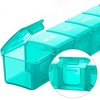 Sukuos XL Pill Box, Case w/Clear Lid, Arthritis-Friendly, BPA-Free, Easy-Clean - 3 of 4