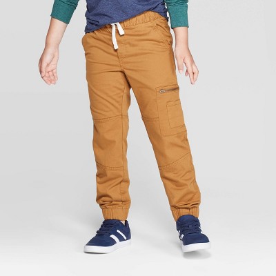 brown jogging pants