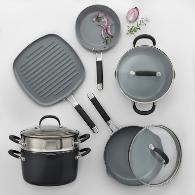 Our Table™ Forged Aluminum Ceramic Nonstick Cookware Set, 10 Piece - Harris  Teeter