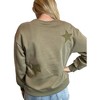 Women's Chenille Stars Sweatshirt - Jodifl - 4 of 4