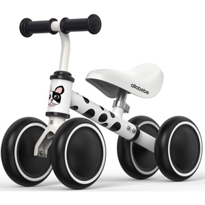 Allobebe 4-Wheel Baby Balance Bike with Adjustable Seat Mint Green - 1 of 4