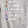 Boys' - Disney - Princess List Icons Graphic Long Sleeve Fleece Sweatshirt - 2 of 4