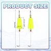Unique Bargains Plastic Weighted Popping Corks Conical Fishing Floats Rigs 2 Pcs - 2 of 4