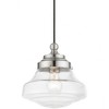 Livex Lighting Avondale 1 - Light Pendant in  Brushed Nickel - 3 of 4