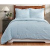 Twin Isabella Comforter 100% Cotton Tufted Chenille Comforter Set Blue - Better Trends - 3 of 4