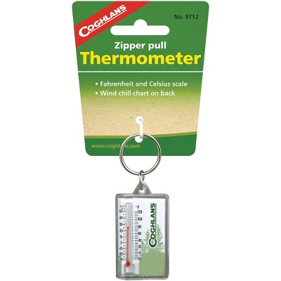  Sun Company Therm-o-Compass, Multi-Functional Zipper Pull  Compass & Thermometer with Wind Chill Chart