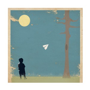 Trademark Fine Art -Tammy Kushnir 'Paper Airplane' Canvas Art - 1 of 4