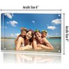 Americanflat Acrylic Picture Frame - Scratch Resistant with Magnetic Corners & Freestanding for Tabletop - 2 of 4