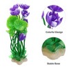 Unique Bargains Fish Tank Aquarium Decorations Plants Mini Aquarium Decorations PE Ceramics Plants 8.27" 1pcs - 3 of 4
