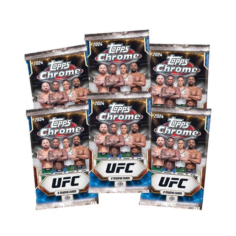 2024 Topps UFC Chrome Ultimate Fighting Trading Card Mega Box, 3 of 4