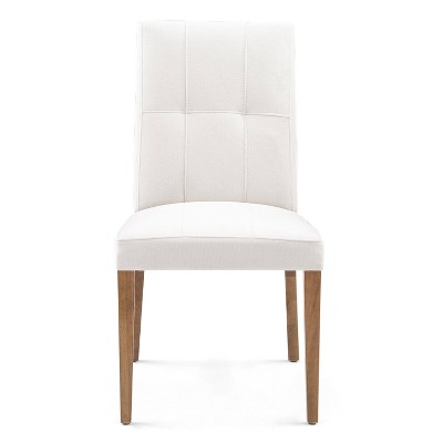 Set of 2 Upholstered Side Chairs Off White - Herval