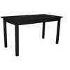 HomeRoots 60" Black Solid Wood Dining Table - 4 of 4