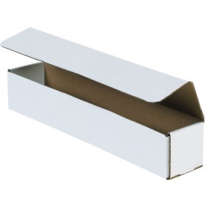 Box Partners Corrugated Mailers 36" x 4" x 4" White 50/Bundle MLR3644 - 1 of 2