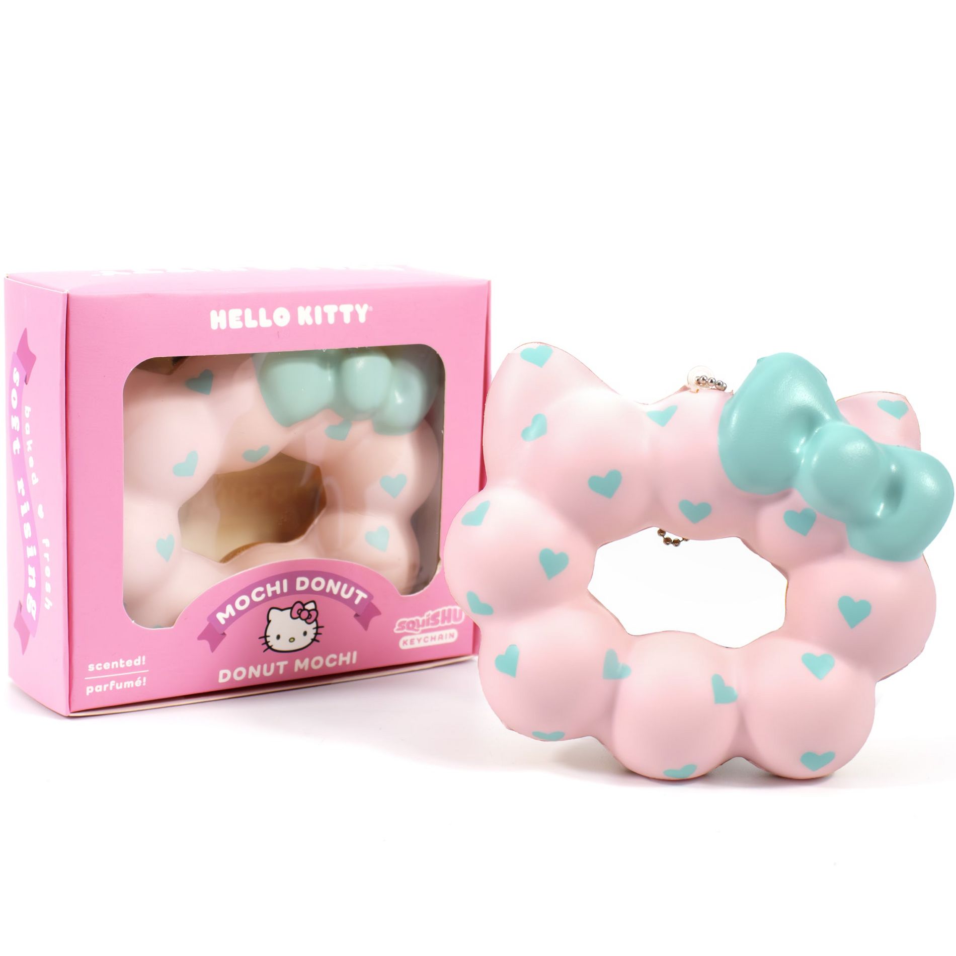 Hamee Sanrio SquiSHU Squishy Toy Hello Kitty Mochi Donut Slow Rising Soft Relief Stress Fidget Toy