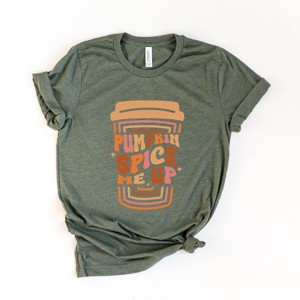 Simply Sage Market Pumpkin Spice Me Up Cup Short Sleeve Tee - 1 of 4