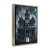 Stupell Industries Ghost Pair & Haunted Mansion Floating Frame Canvas Art - 2 of 4