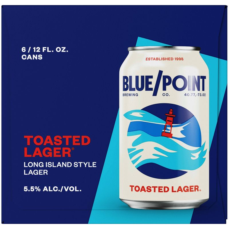 Blue Point Toasted Lager Beer - 6pk/12 fl oz  Cans, 3 of 9
