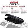 Yakima CBX LG 16 Cubic Foot Vehicle Rooftop Premium Cargo Rugged Carrier Gear Box with Dual Sided Opening and SKS Security Locks, Black - 2 of 4