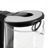MegaChef 1.7L Glass Electric Tea Kettle: 1000W Borosilicate Glass, Stainless Steel Lid, Plastic Handle, Hand Wash, Clear - 4 of 4