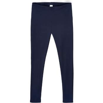 Leggings 2-pack organic cotton soft waistband space pink/dark blue