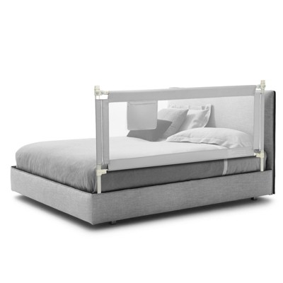 Infans 69.5" Bed Rails for Toddlers Vertical Lifting Baby Bed Rail Guard with Lock Grey